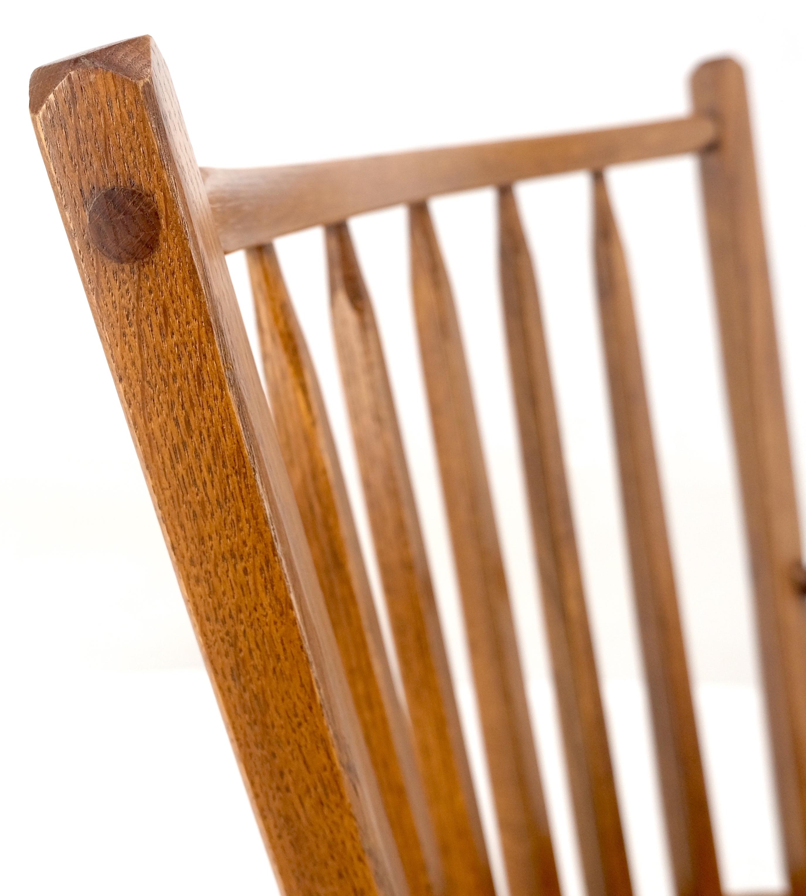 Très belles chaises de salle à manger en chêne massif, toutes articulations chevillées, ensemble de table MINT en vente 9