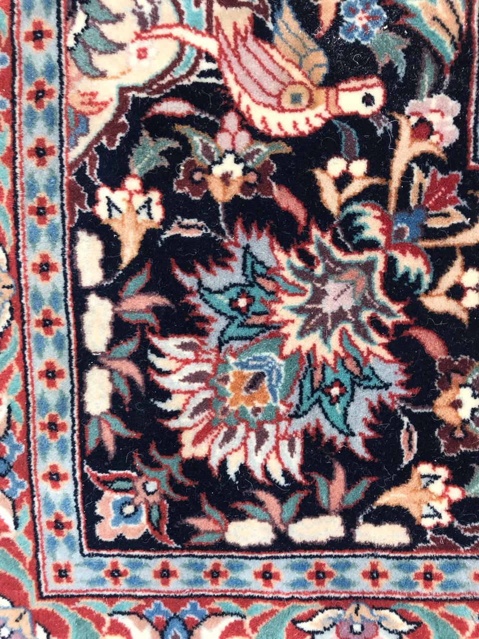 Bobyrug's Very Fine and Beautiful Large Vintage Tabriz Style Rug (tapis vintage de style Tabriz) en vente 9