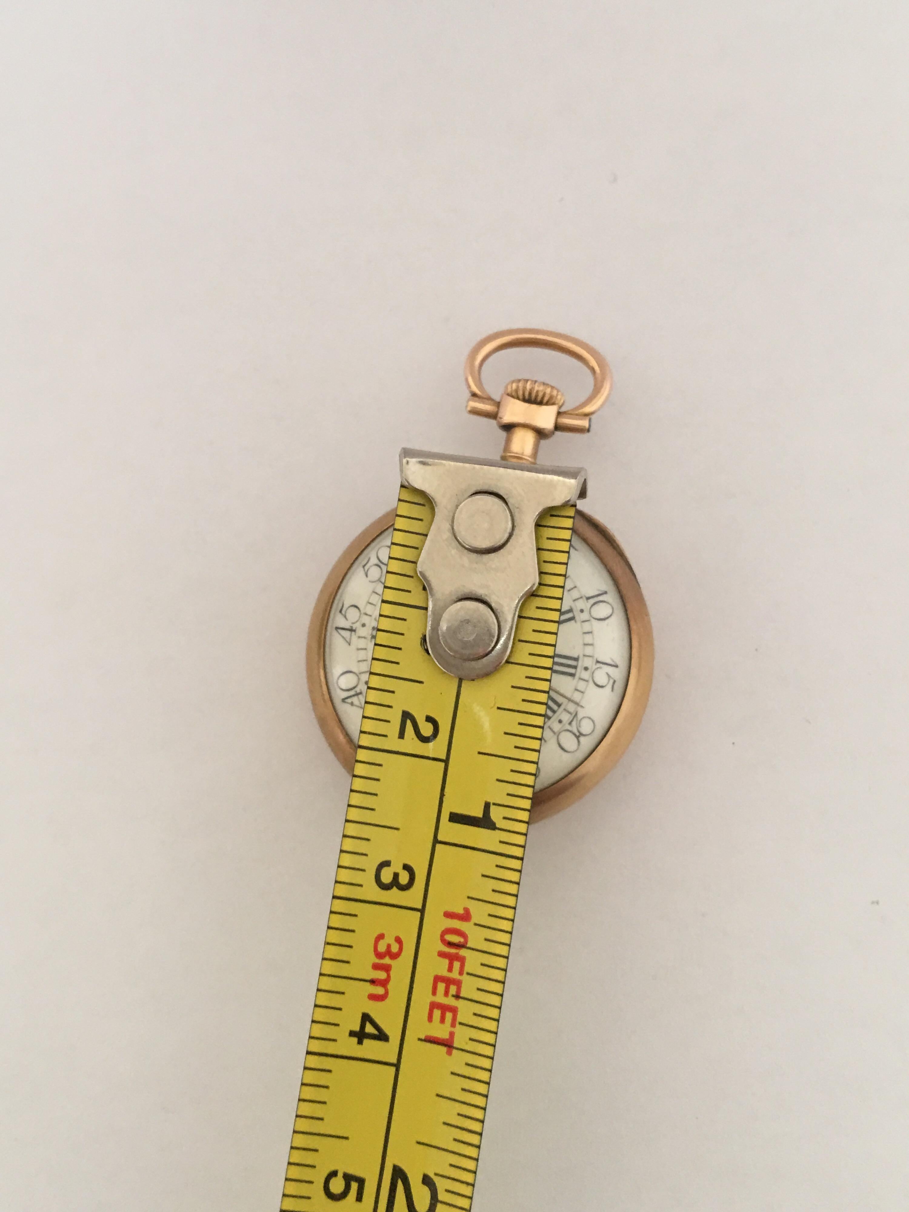 Very Fine and Rare 18 Karat Gold Antique Pocket / Fob Watch For Sale 2