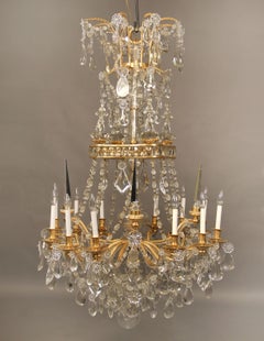 Very Fine and Special Mid-19th Century Baccarat Crystal Chandelier