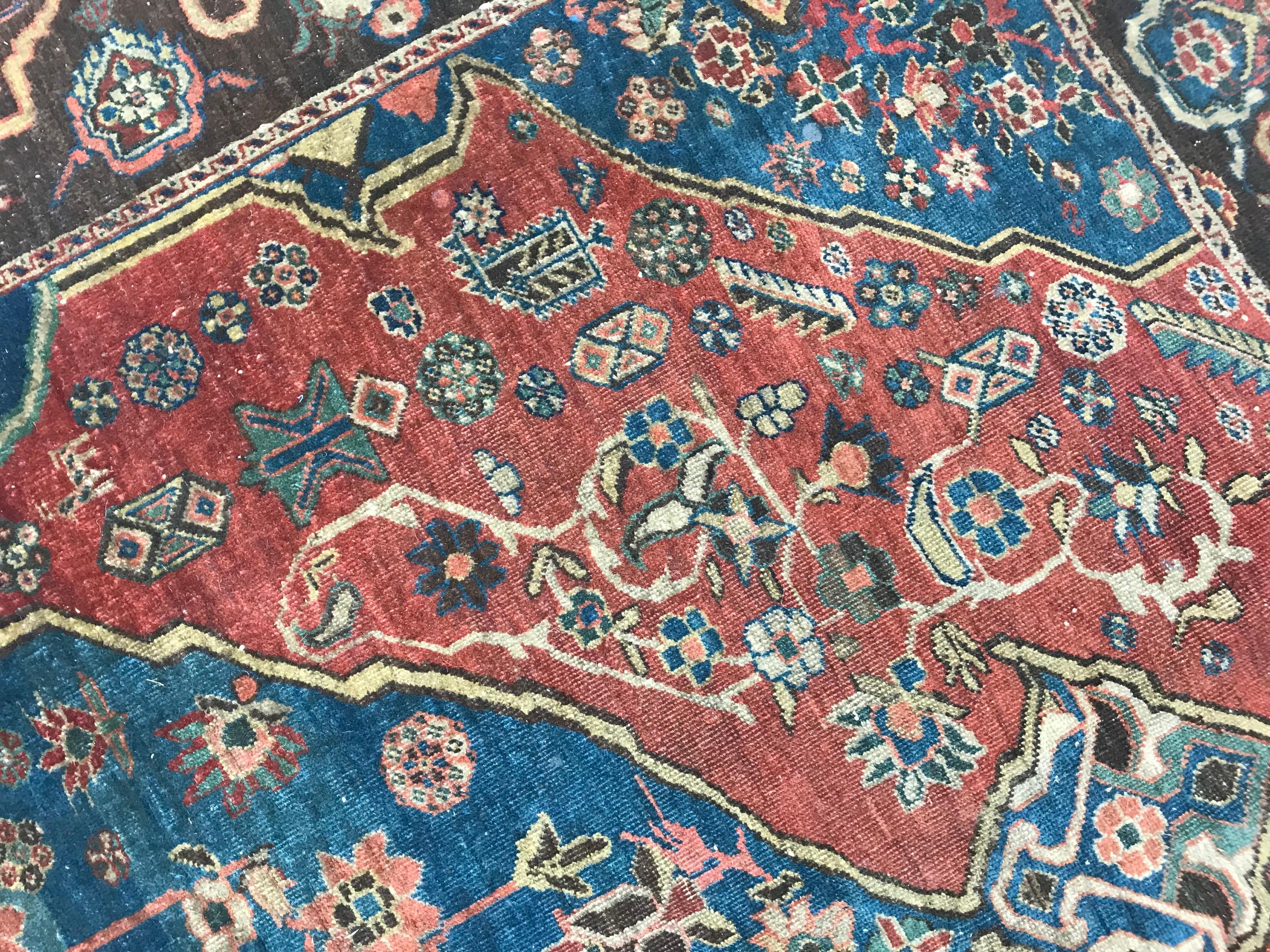 19th Century Bobyrug’s Very beautiful Fine Antique tabriz Rug