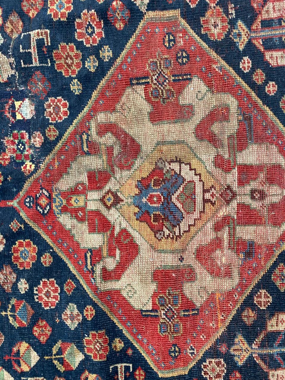 Asian Very Fine Antique Ghashghai Rug