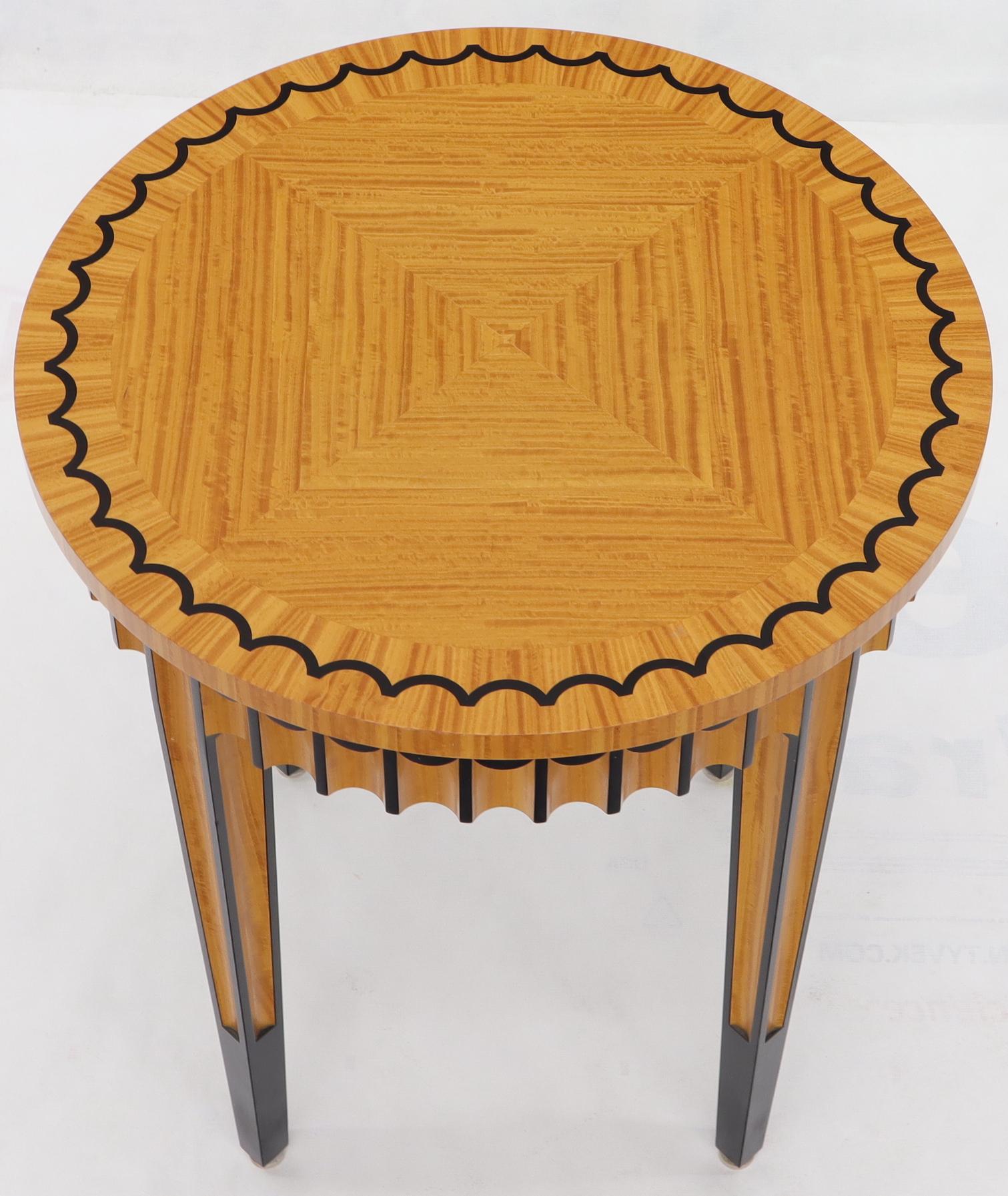 scallop side table