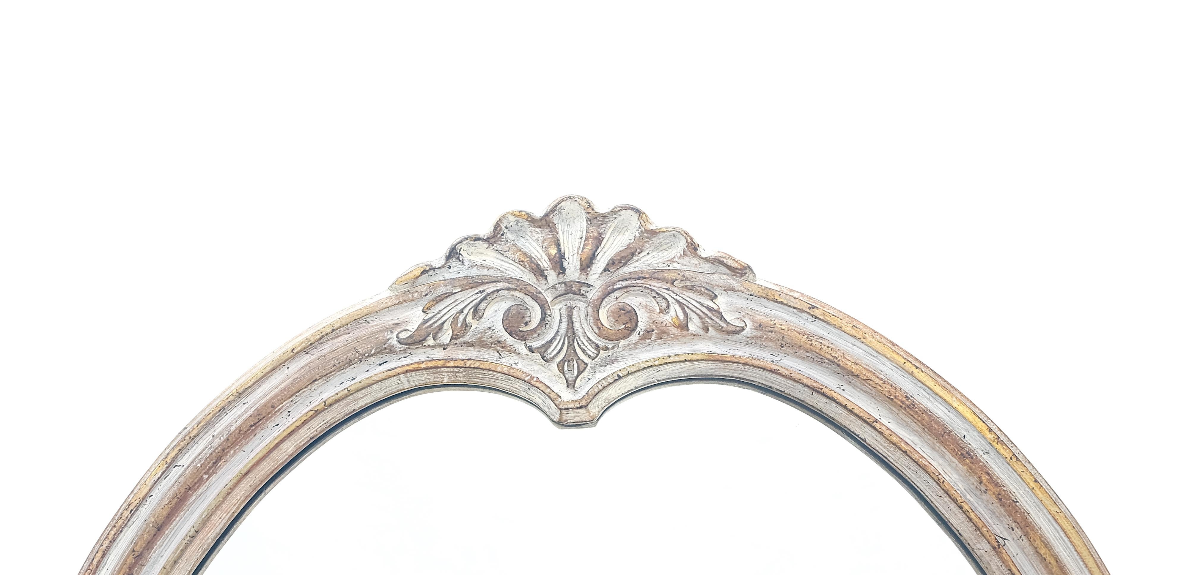 Très beau miroir de quai en bois sculpté et doré avec piédestaux intégrés, porte-fleurs MINT ! Bon état - En vente à Rockaway, NJ