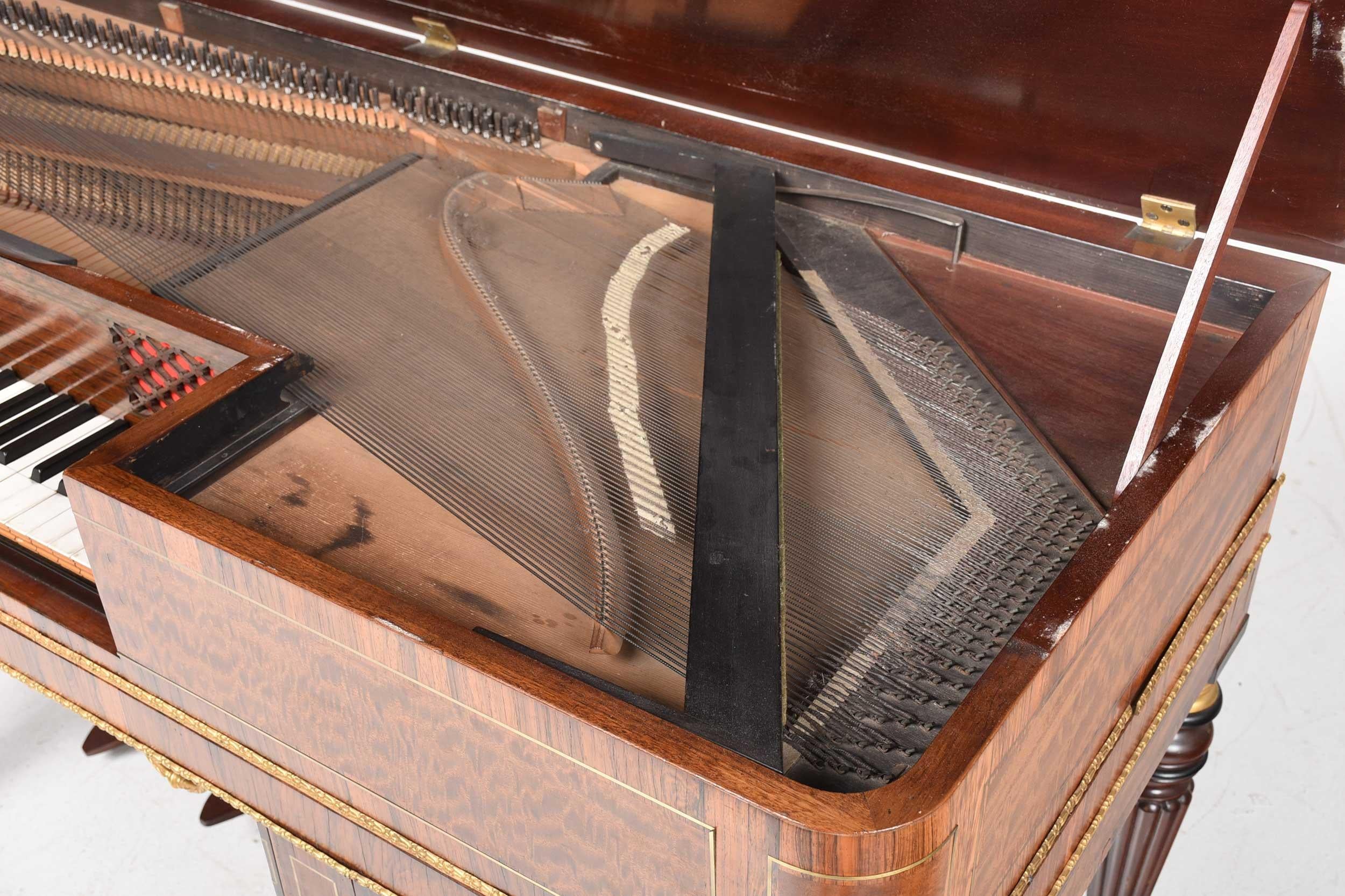 Very Fine Classical Rosewood and Bronze Pianoforte, Sack Provenance For Sale 1