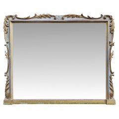 Very Fine Early 19th Century Parcel Gilt Overmantle Mirror
