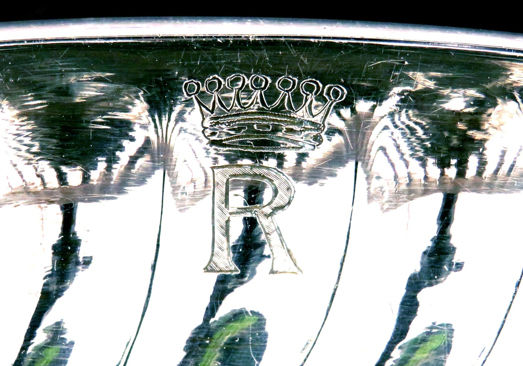 Art Nouveau Very Fine Early 20th Century Silver Plated Bowl by Christofle, Paris Circa 1900 For Sale