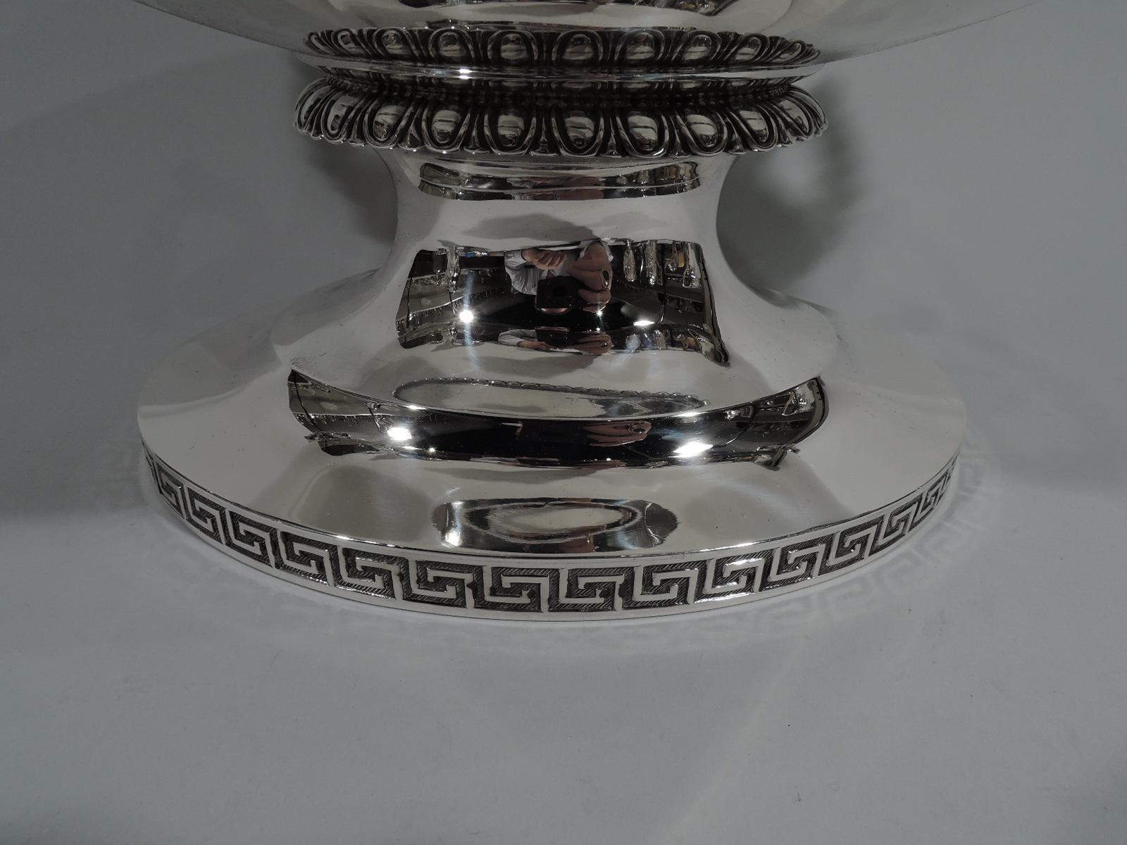 Very Fine Early Tiffany Greek Revival Sterling Silver Soup Tureen 4