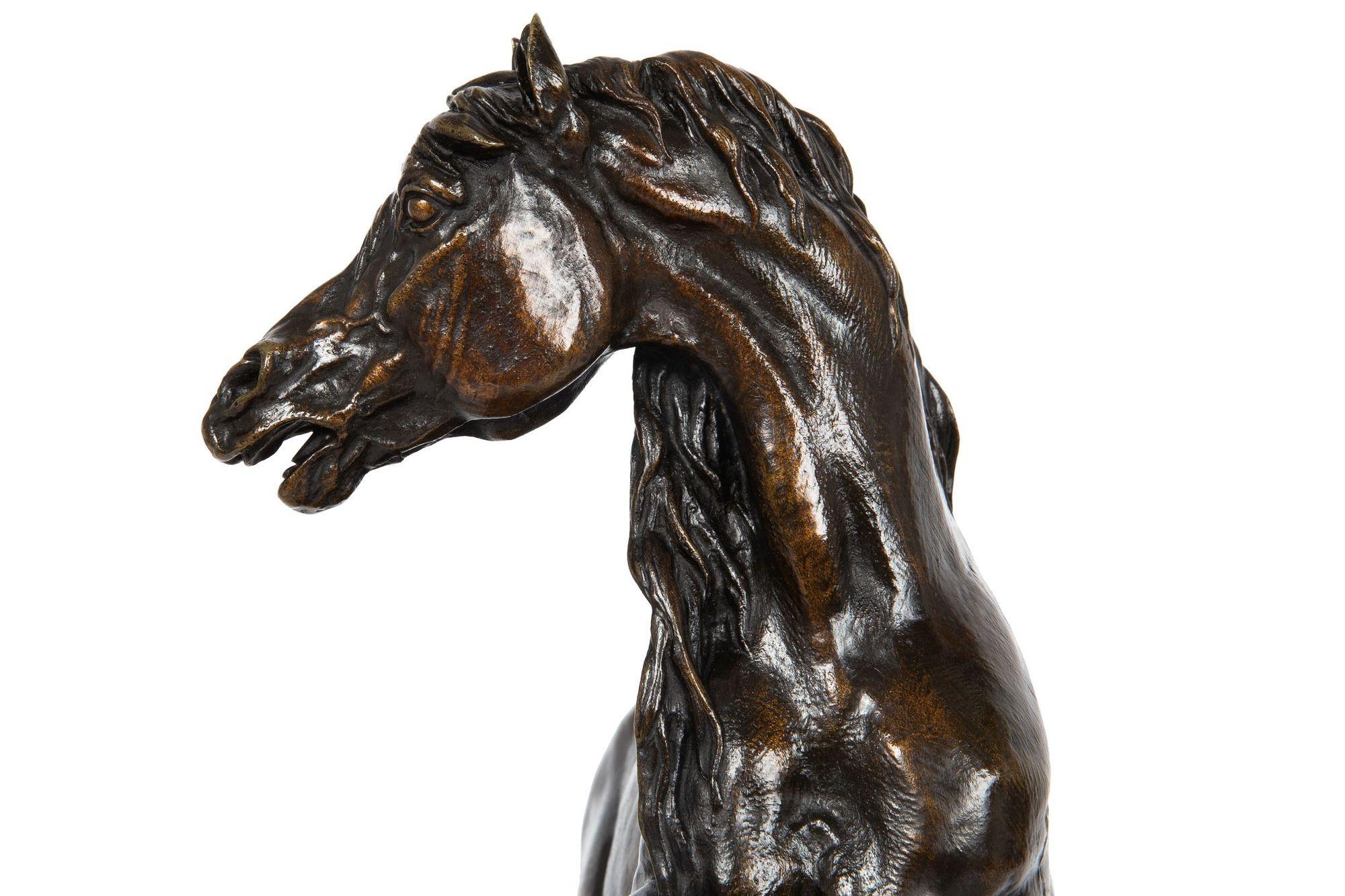 Rare French Bronze Sculpture of “Cheval Libre” (The Free Horse) by Pierre Jules  6