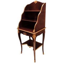 Very Fine French Ormolu Mounted Linke Dore Bronze Multi Tier Side Table