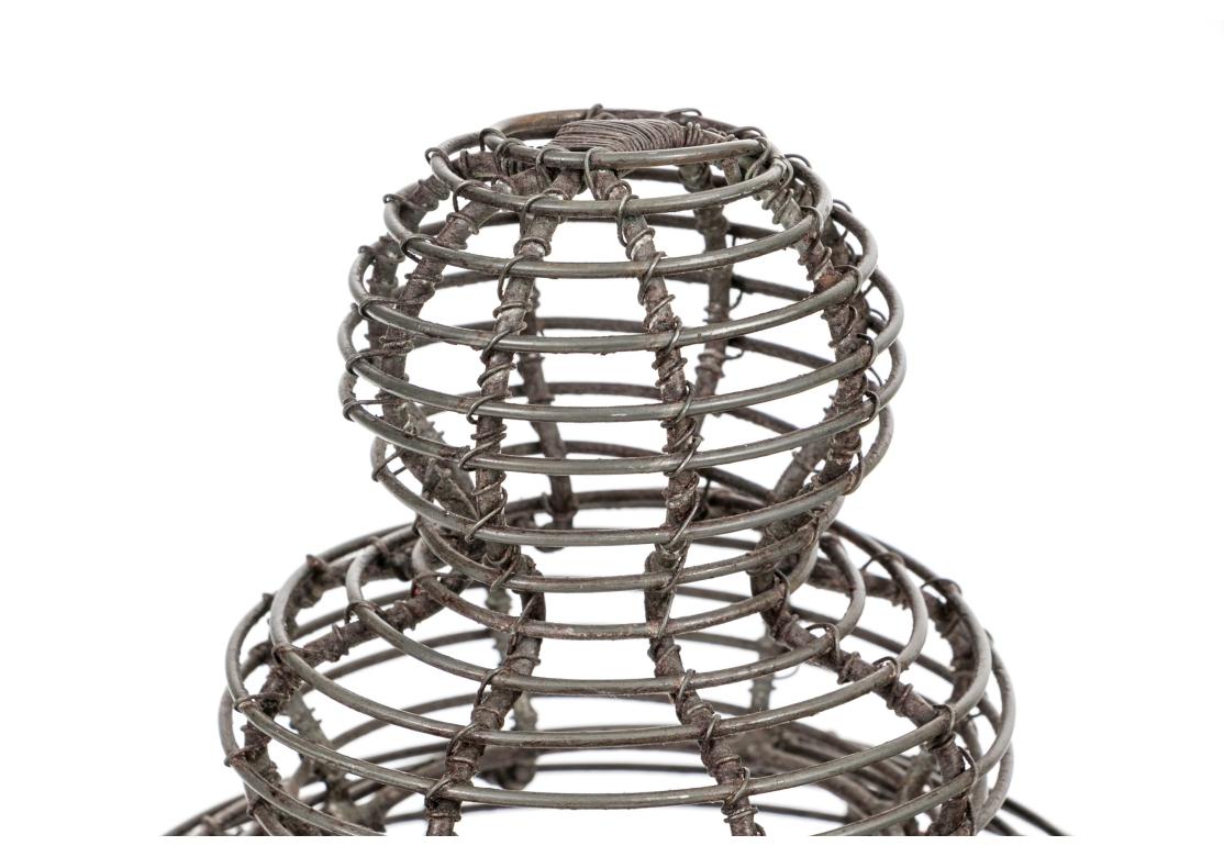 Very Fine French Wire Candle Chandelier For Sale 1