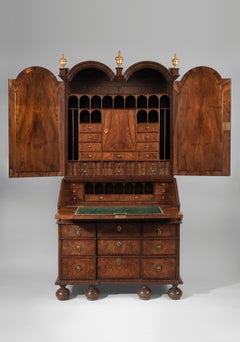 Very Fine George I Bureau Bookcase Attributed to Peter Miller