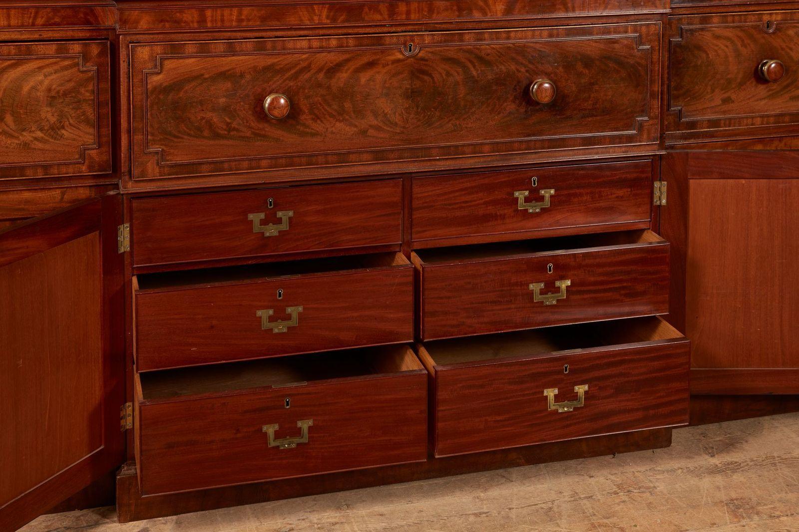 Very Fine George IV Breakfront Bookcase 4
