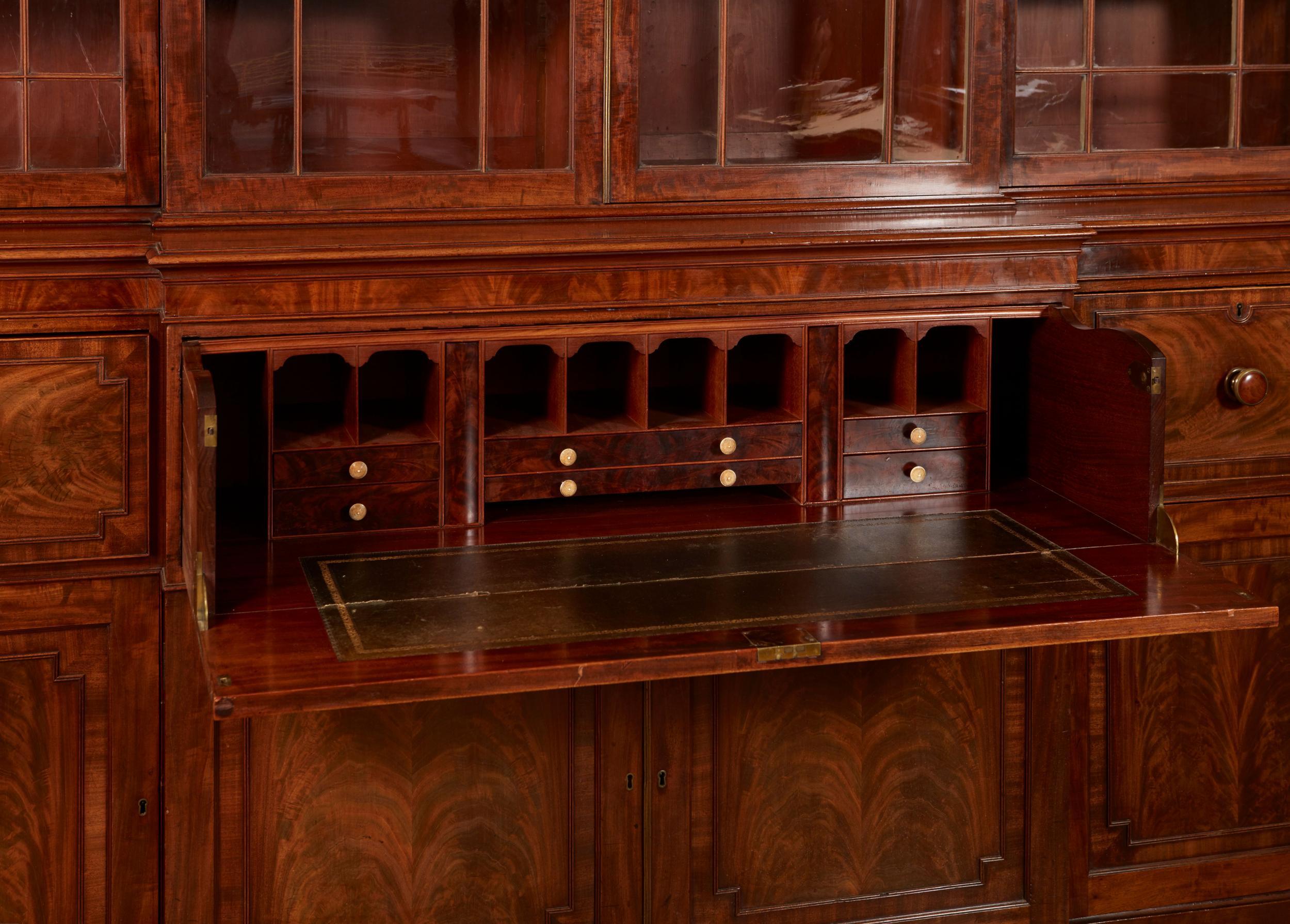 Very Fine George IV Breakfront Bookcase 5