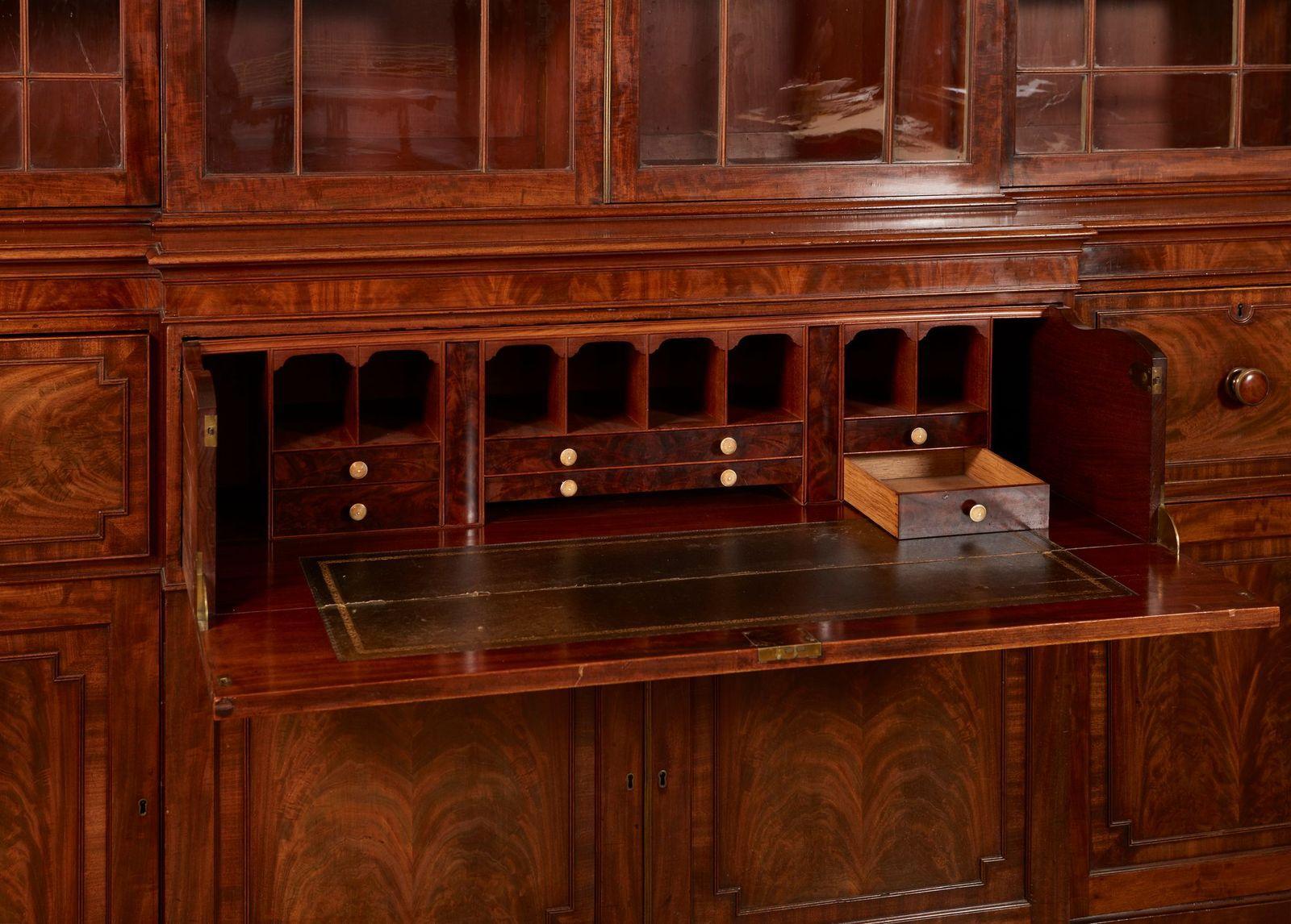 Very Fine George IV Breakfront Bookcase 6