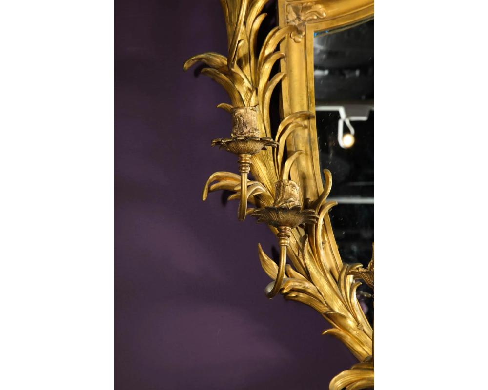 Very Fine Gilt-Bronze Ormolu Girandole Mirror by Edward F. Caldwell & Co. In Good Condition For Sale In New York, NY