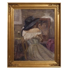 Very Fine Impressionist Painting, Signed, Oil on Canvas, circa 1880-1910
