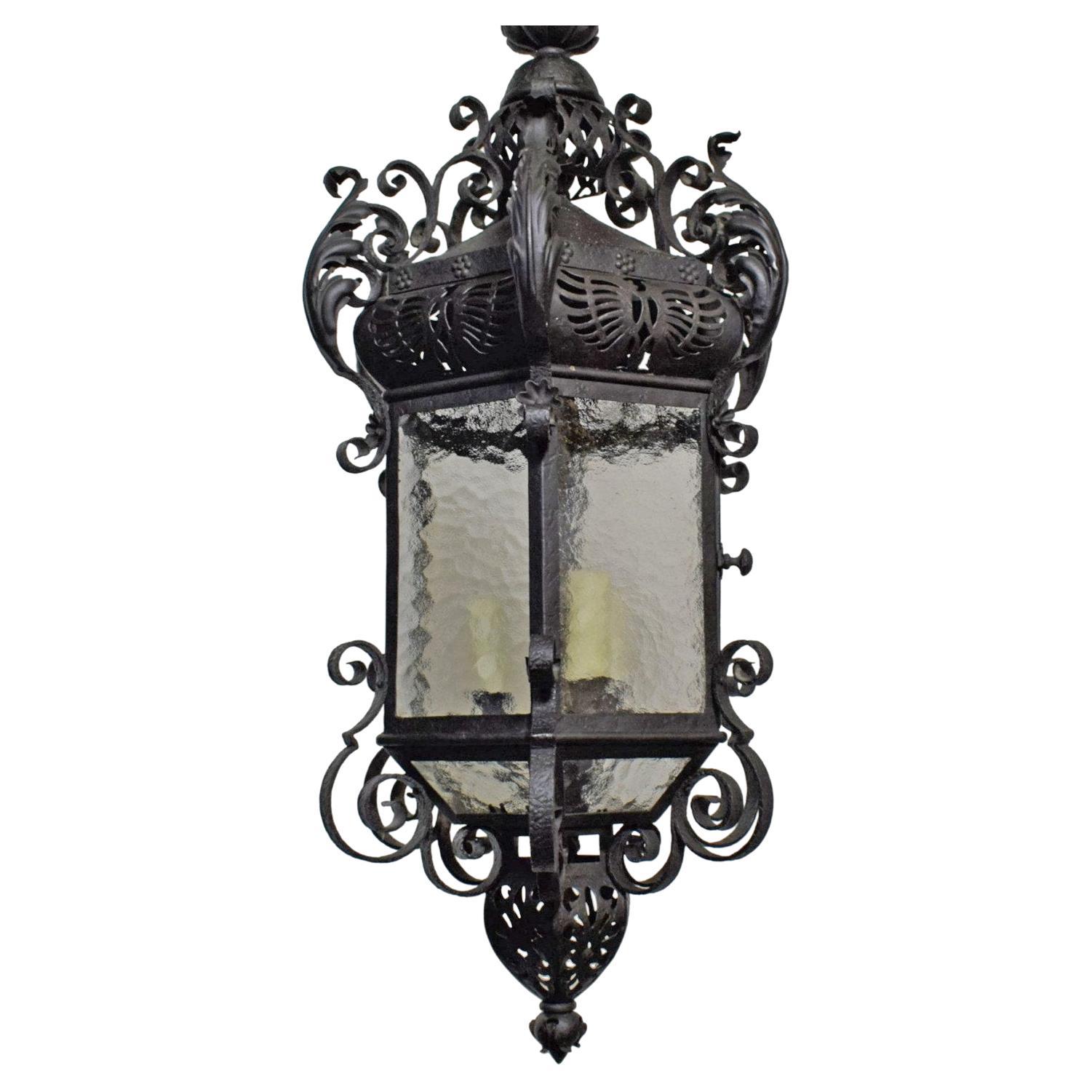 Very Fine Iron Hexagonal Lantern