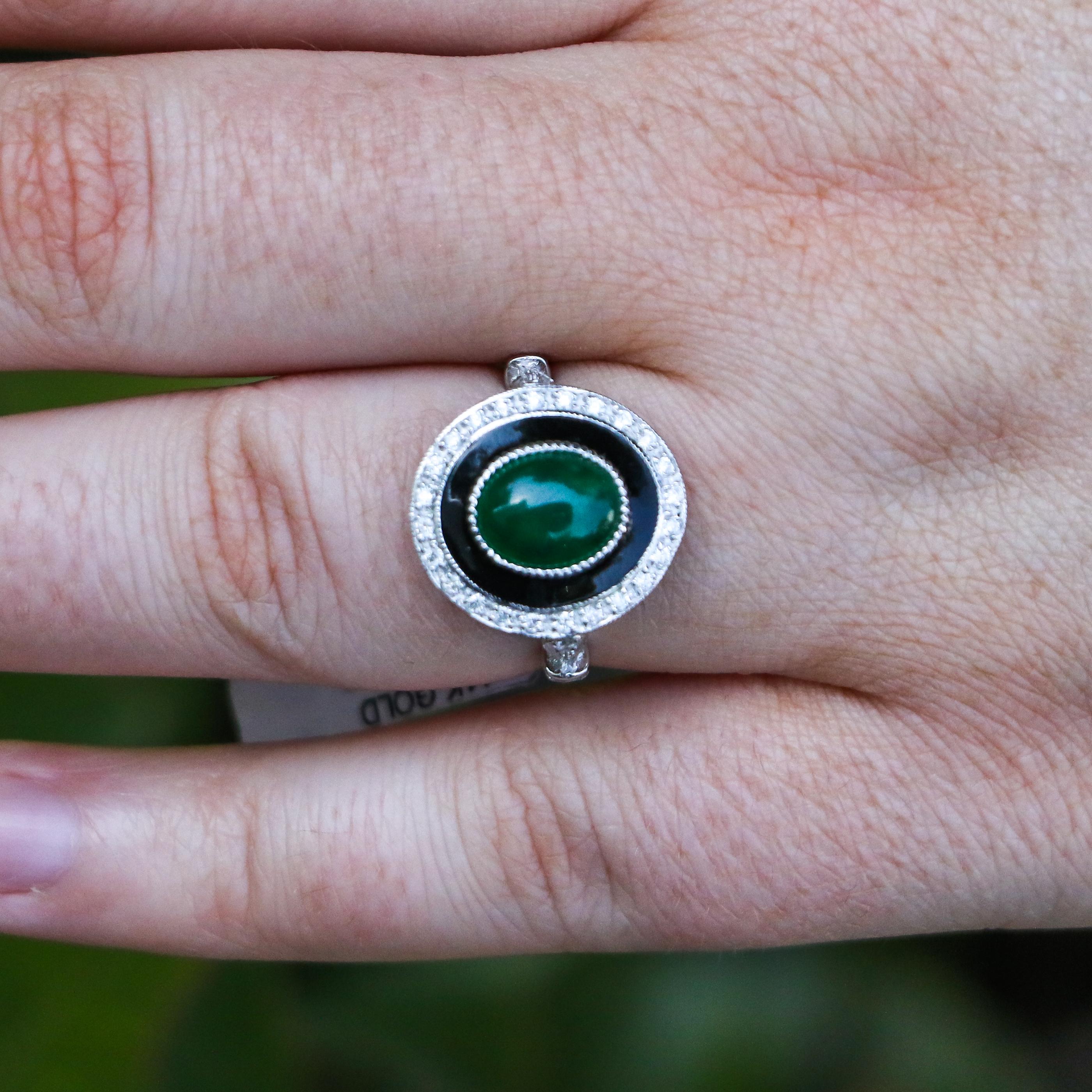 Feiner Jade-Ring im Zustand „Hervorragend“ im Angebot in Carlsbad, CA