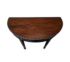 Very Fine Late 19th Century Adams Design Demi-Lune Hall or Console Table