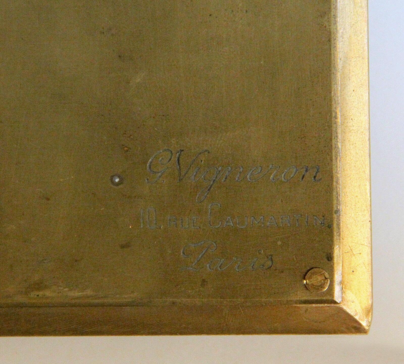 Schöner Bilderrahmen aus vergoldeter Bronze des späten 19. und frühen 20. Jahrhunderts, G. Vigneron (Französisch) im Angebot