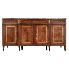 Very Fine Louis-Philippe Style Cabinet With Belgian Marble Top