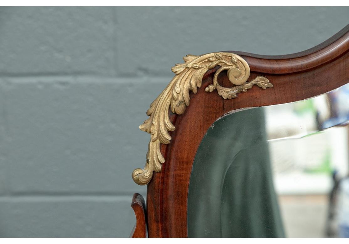 Sehr feiner Frisiertisch im Stil Louis XV  Mit Wirbelsteinplatte im Angebot 12
