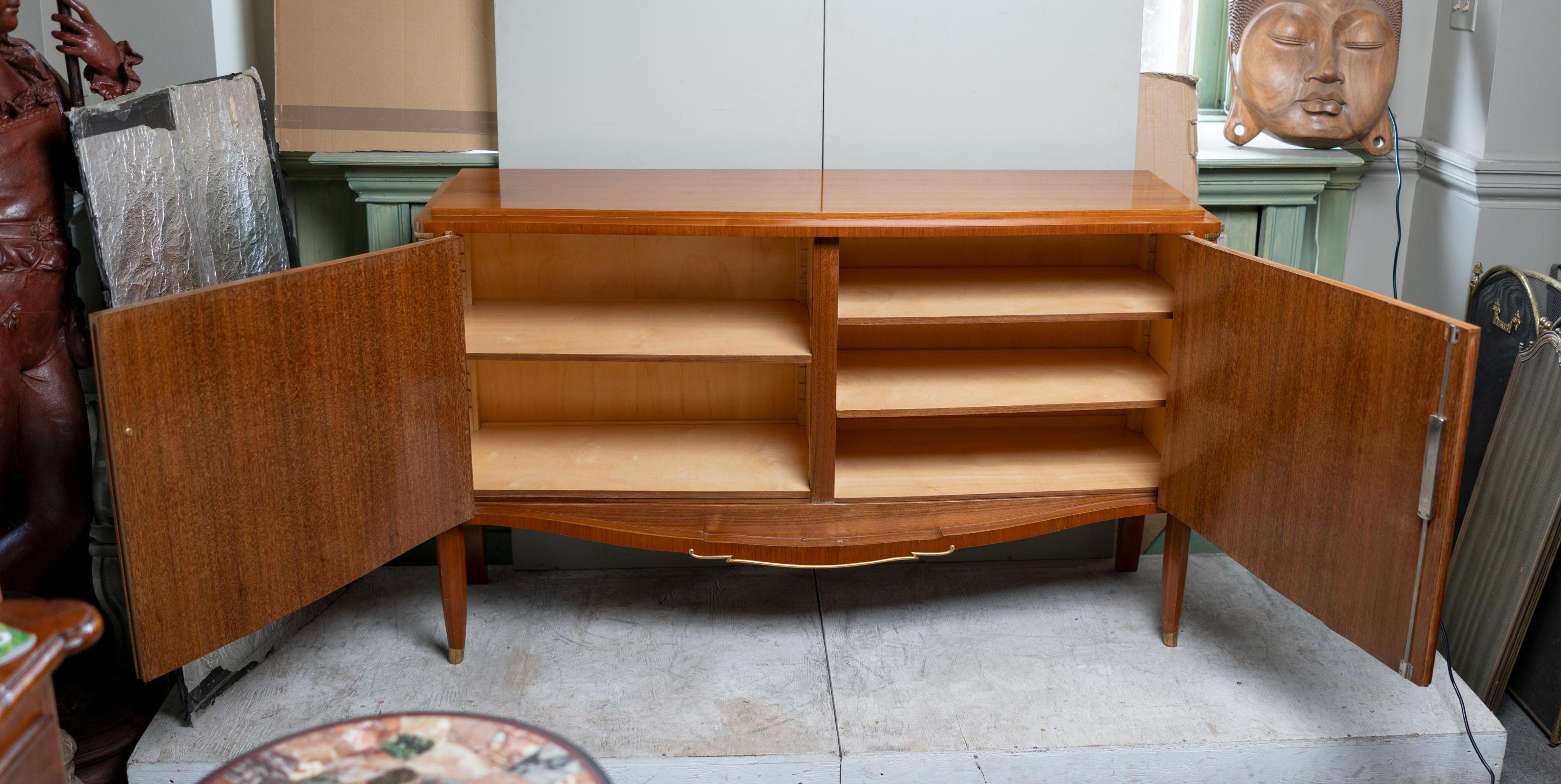 Very Fine Mahogany Art Deco Buffet by Jules Leleu For Sale 5