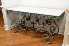 Very Fine Marble-Top Buffet/ Pastry Table