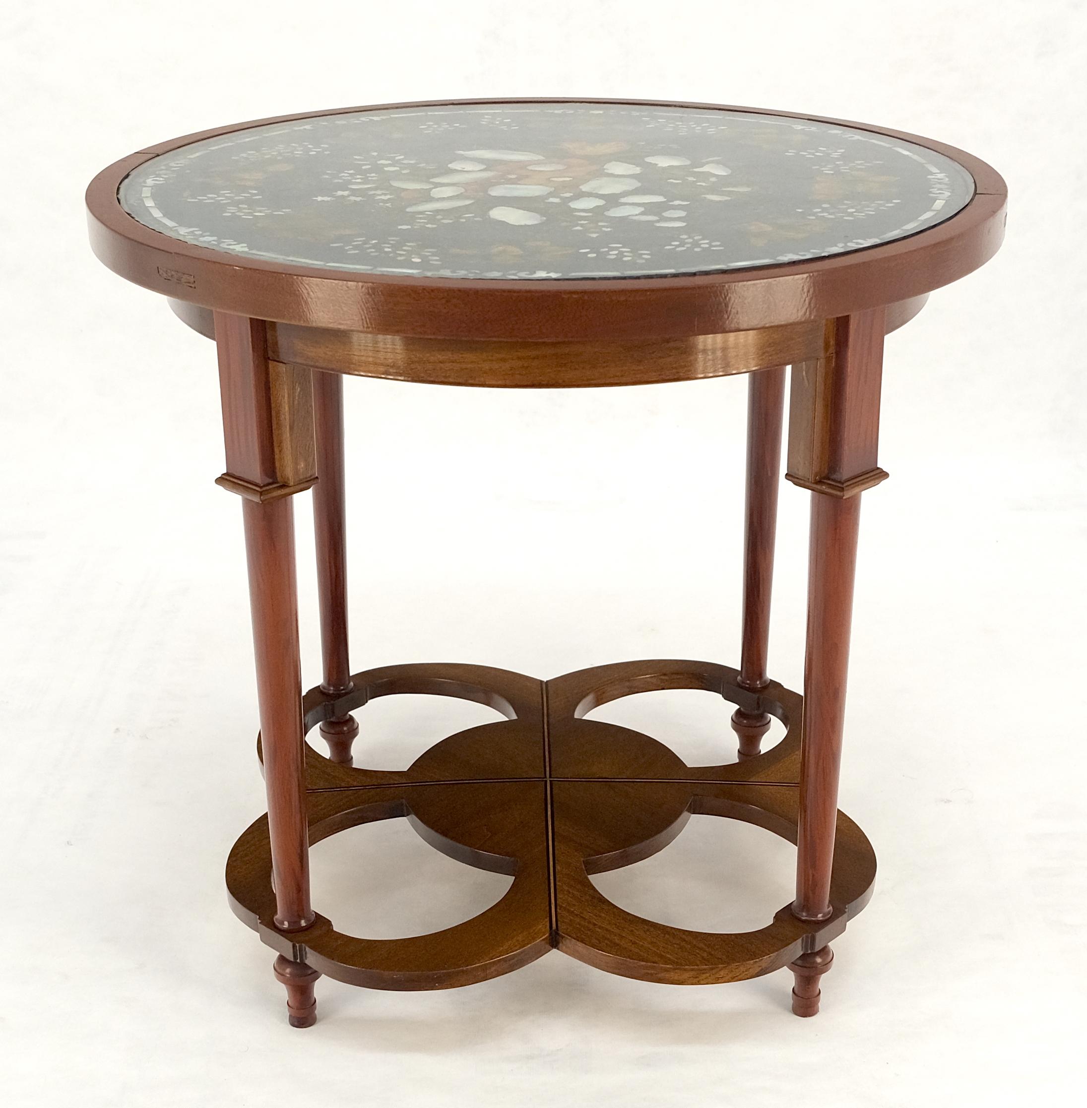 Fédéral Très belle lampe d'appoint ronde de 24