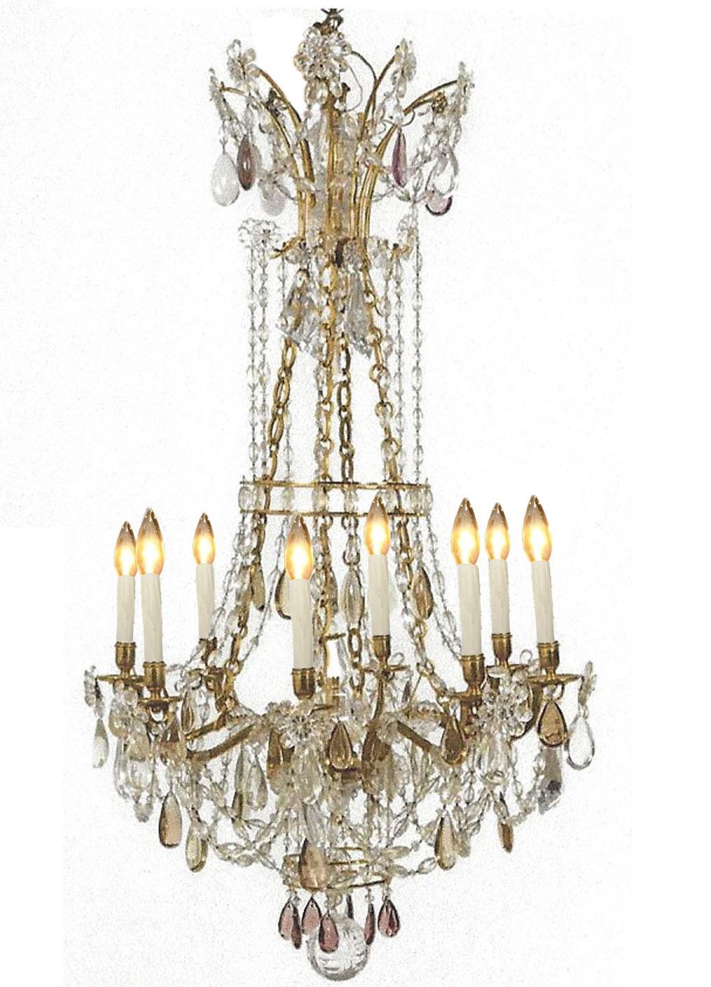 Early 20th Century Very Fine Napoleon III Style Chandelier For Sale