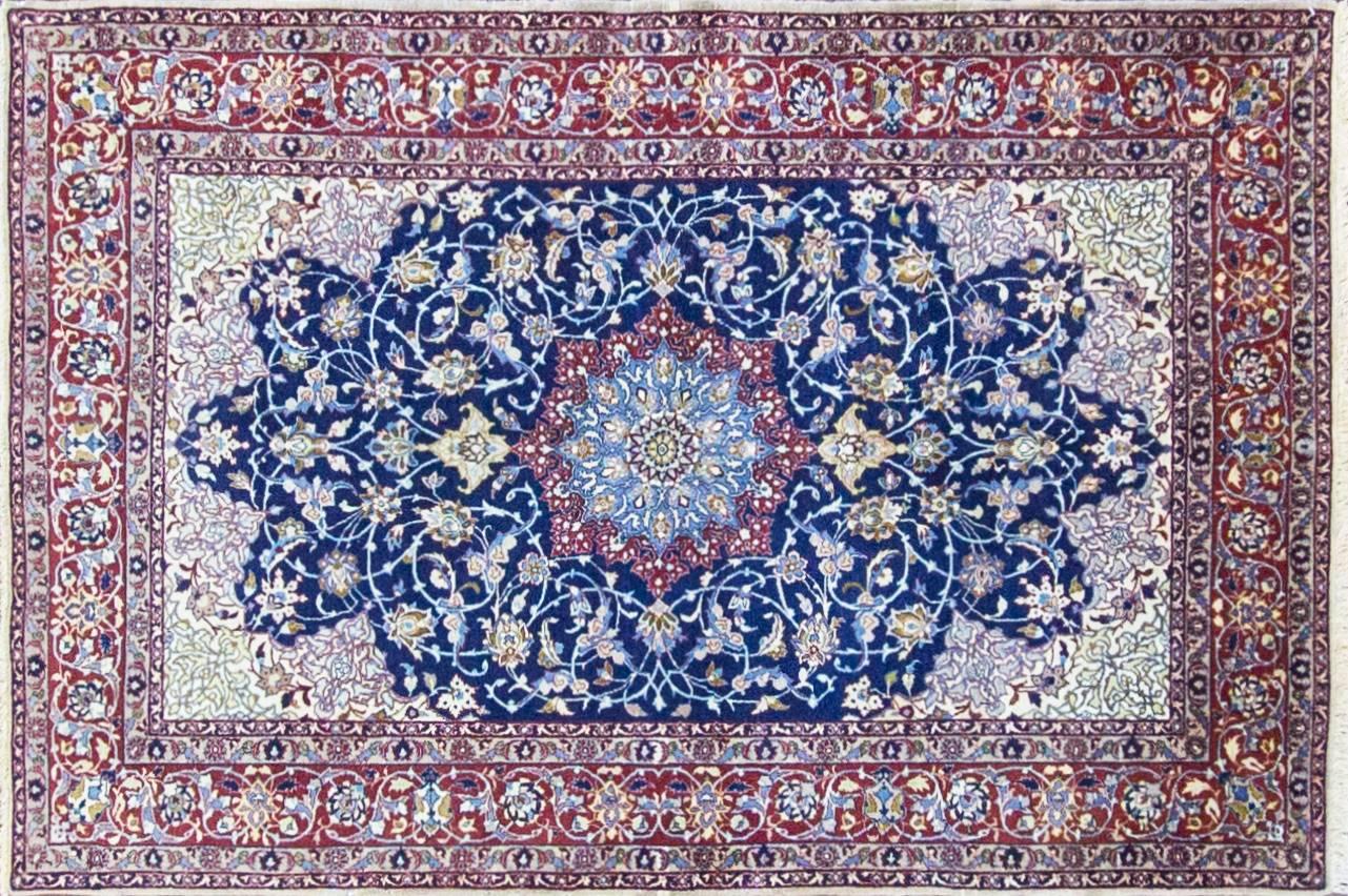 The Iranian city of Isfahan has long been one of the centres for production of the famous Persian carpet, 3'7