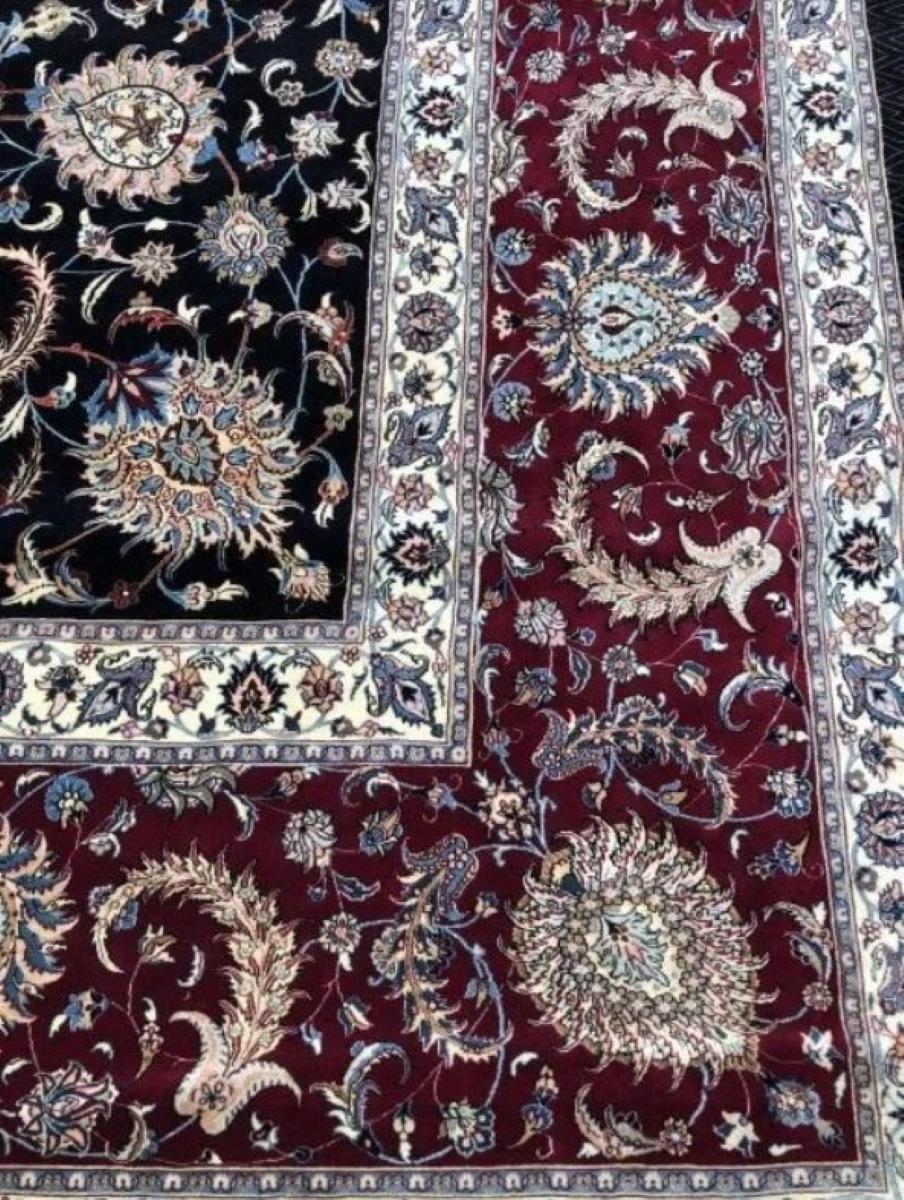 Hand-Woven Very fine Persian Mashhad Saber Rug - 21.2' x 12.1' For Sale