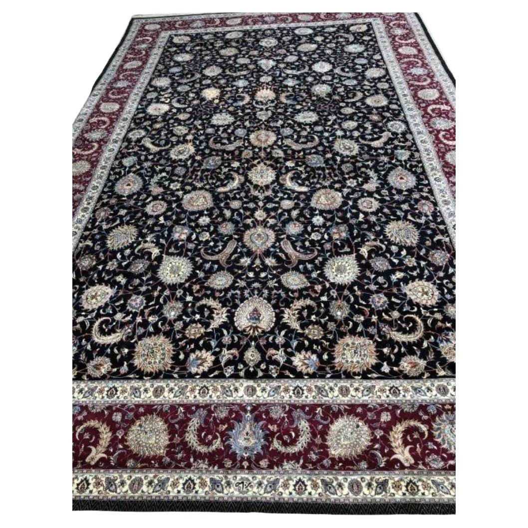 Very fine Persian Mashhad Saber Rug - 21.2' x 12.1'