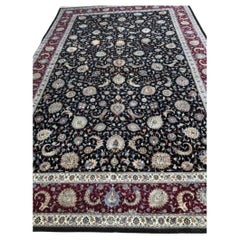 Very fine Persian Mashhad Saber Rug - 21.2' x 12.1'