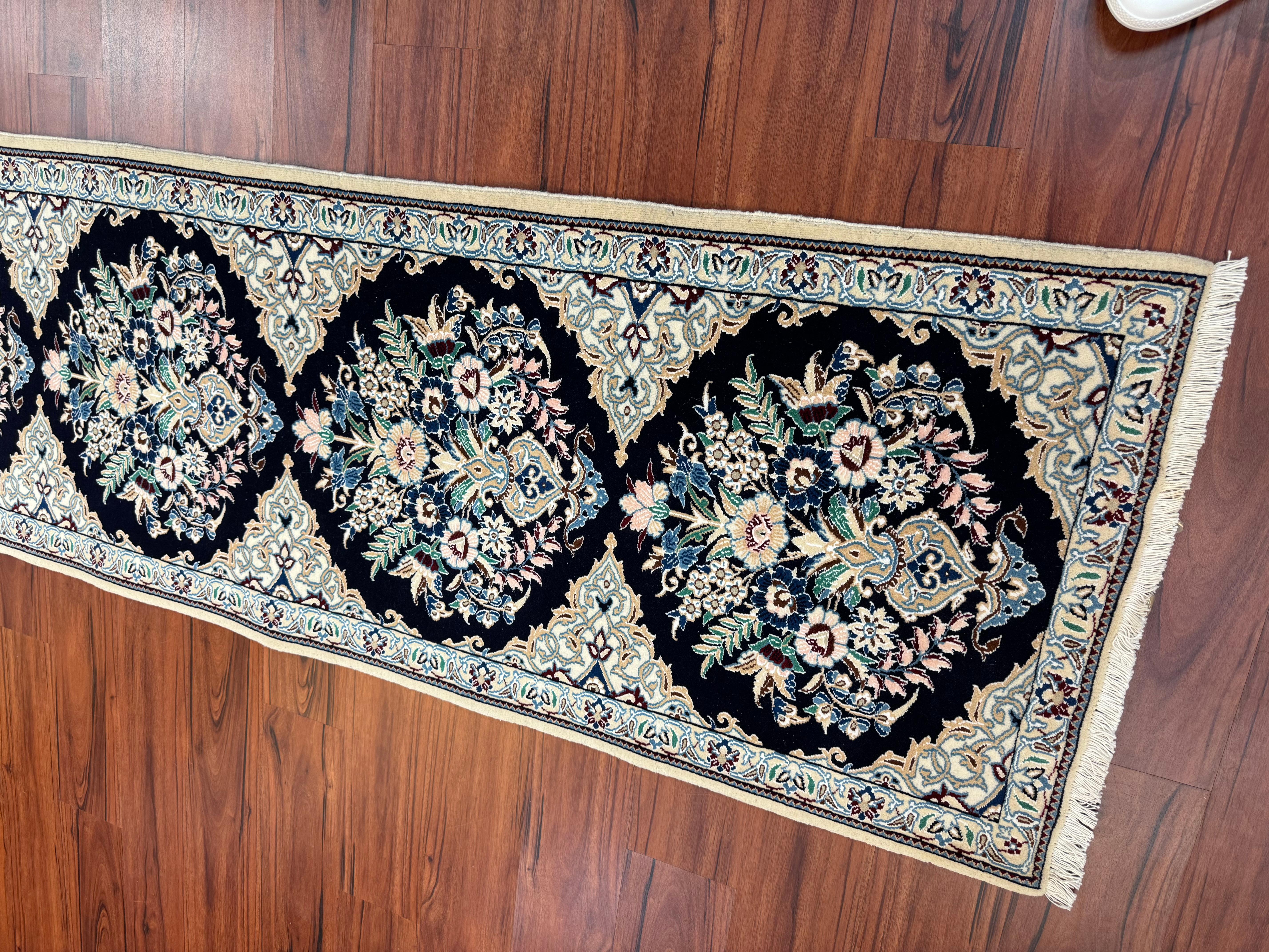 Very Fine Persian Nain Runner  For Sale 3