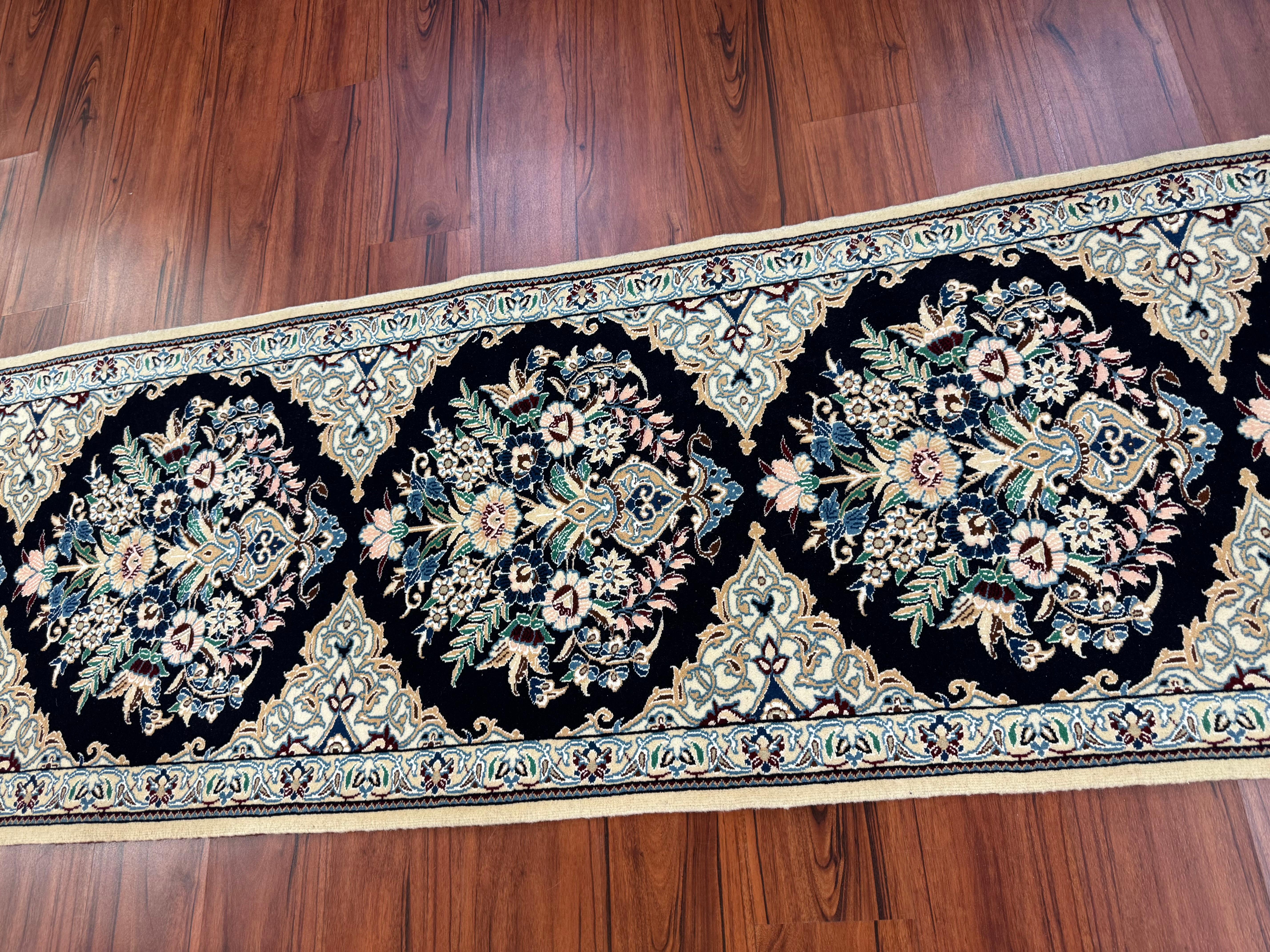 Very Fine Persian Nain Runner  For Sale 1