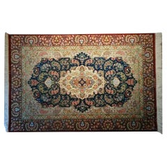 Very fine Persian Silk Ghom - 4.9' x 3.1'