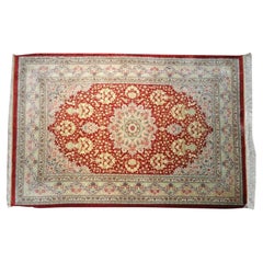 Very fine Persian Silk Qum - 6.8' 4.5'