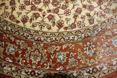 Very fine Persian Silk Qum Rug - 5' x 5'