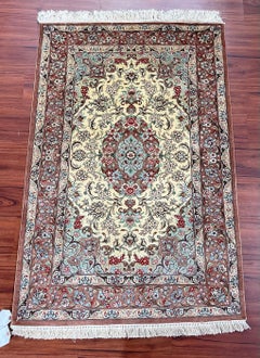 Very Fine Persian Silk Qum Rug/Carpet