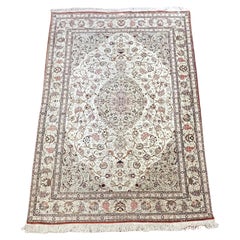 Retro Very Fine Persian Silk Qum Rug/Carpet