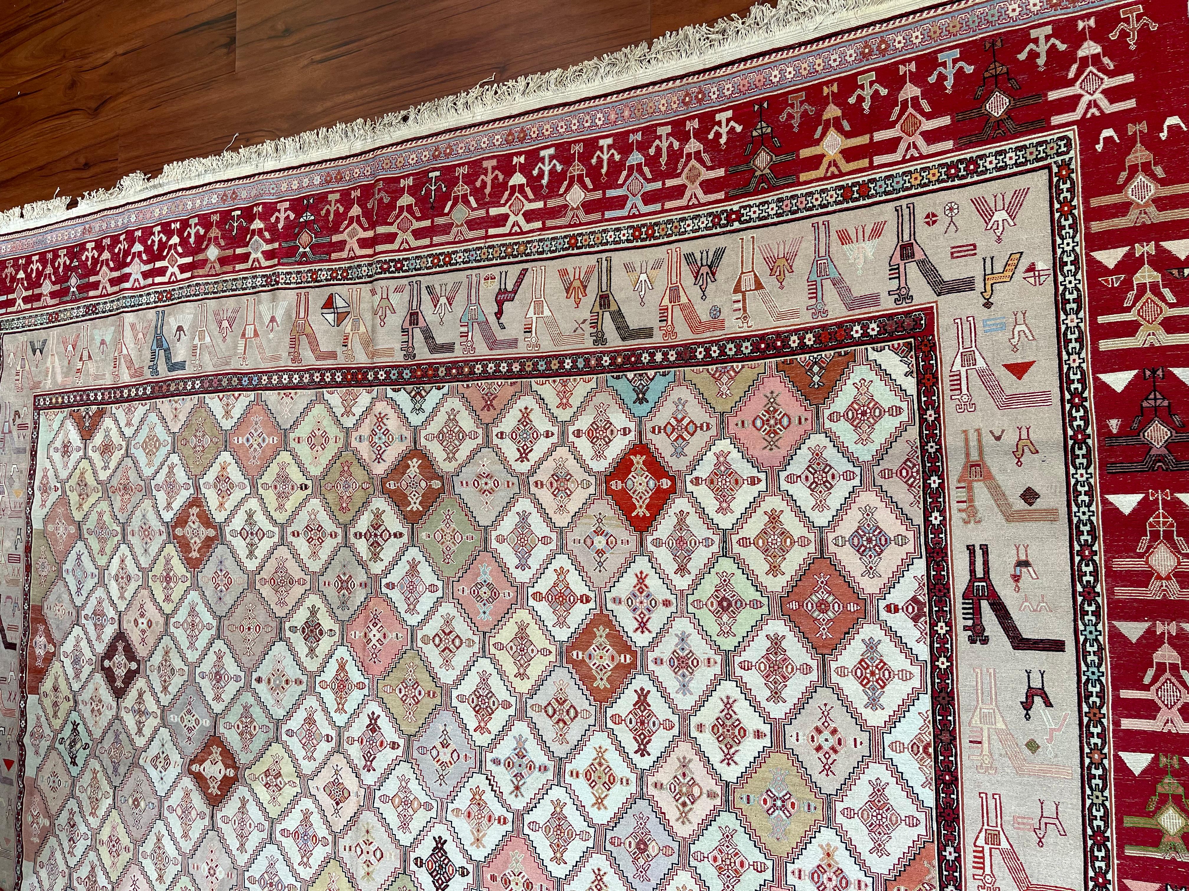 20th Century Very Fine Persian Soumak Rug/Carpet For Sale