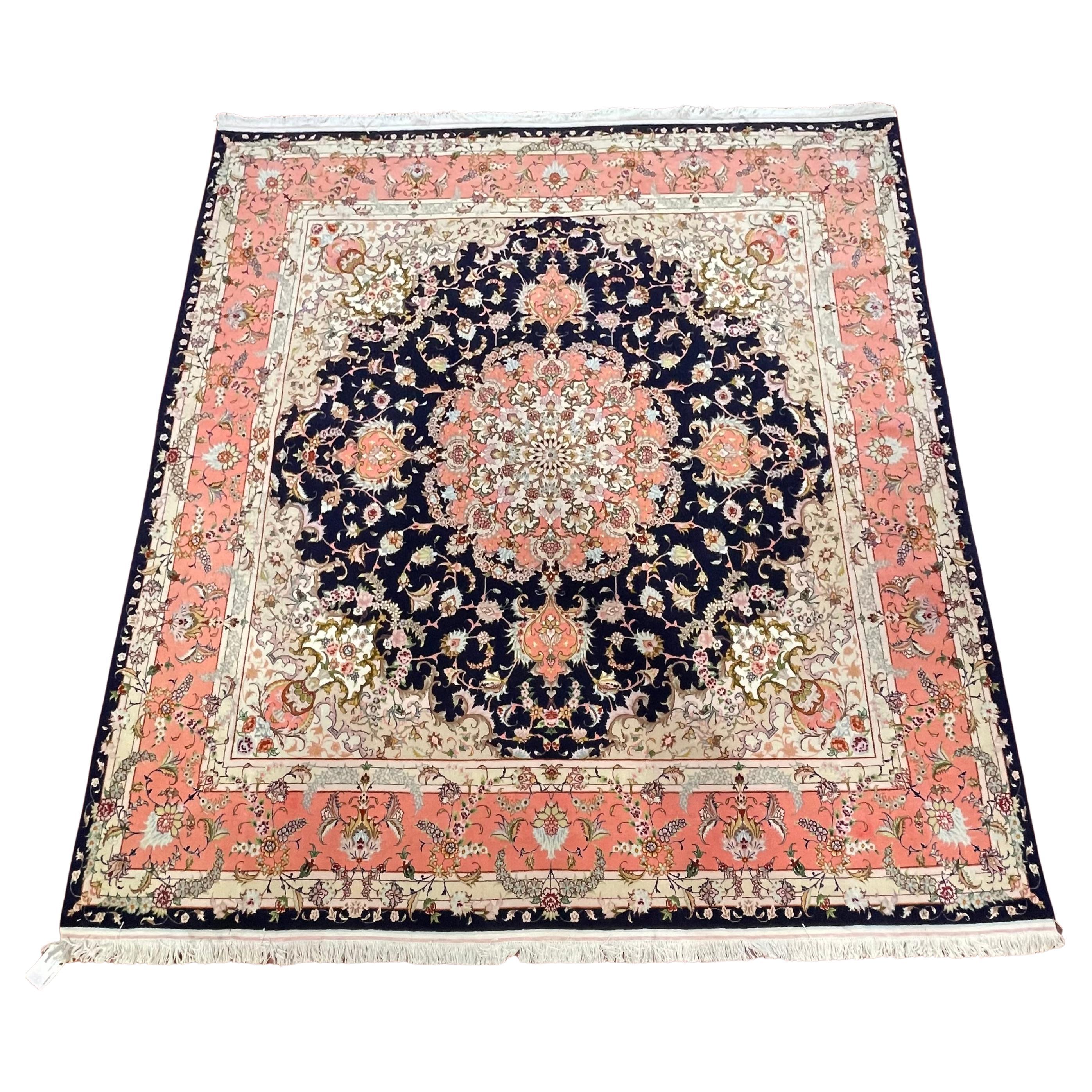 Very Fine Persian Tabriz Rug/Carpet For Sale