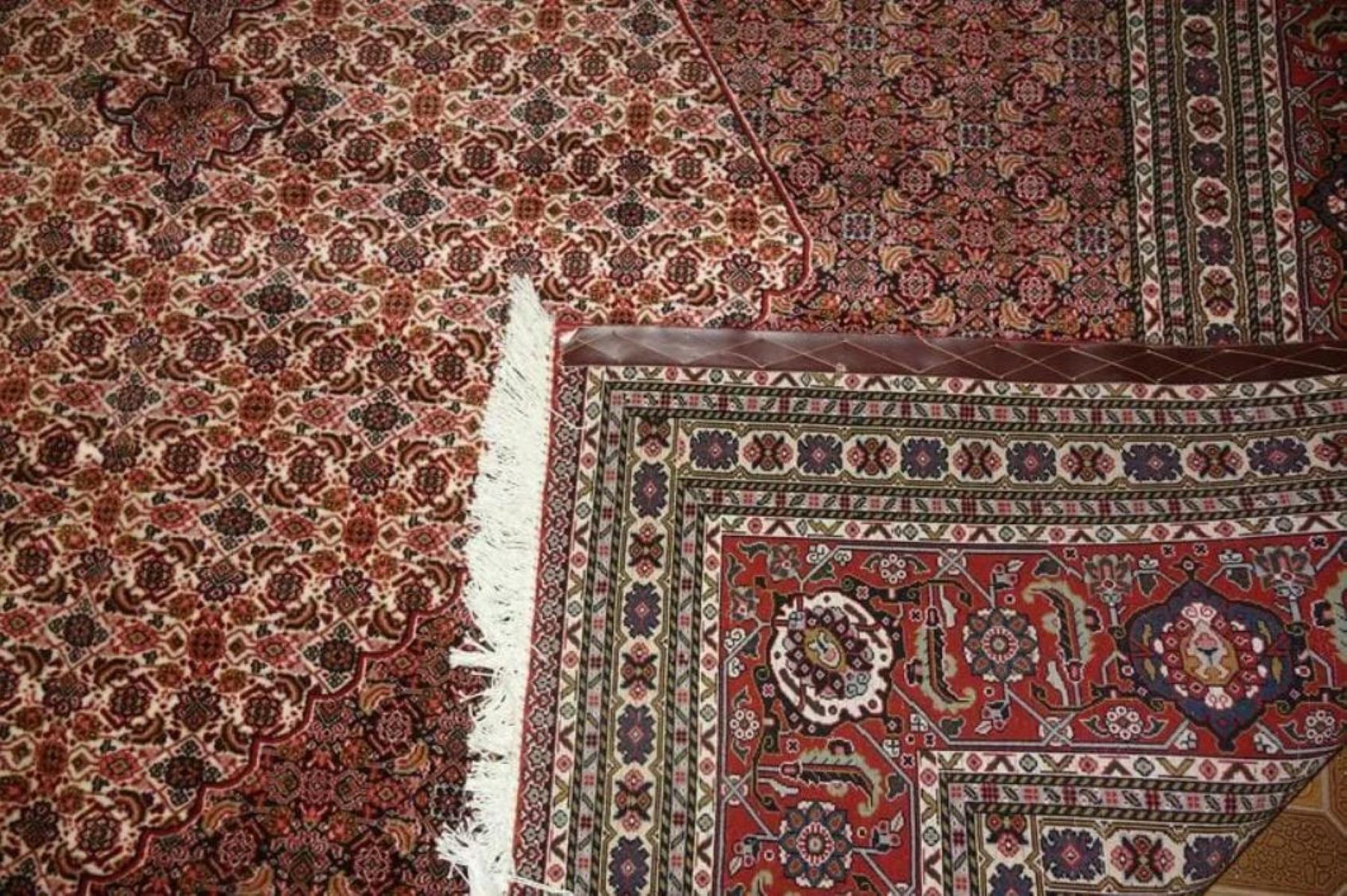 Contemporary Very fine Persian Tabriz Silk & Wool Rug - 8.3' x 11.5' For Sale