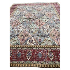 Vintage Very fine Persian Wool Tabriz Rug 10' x 12'.9"
