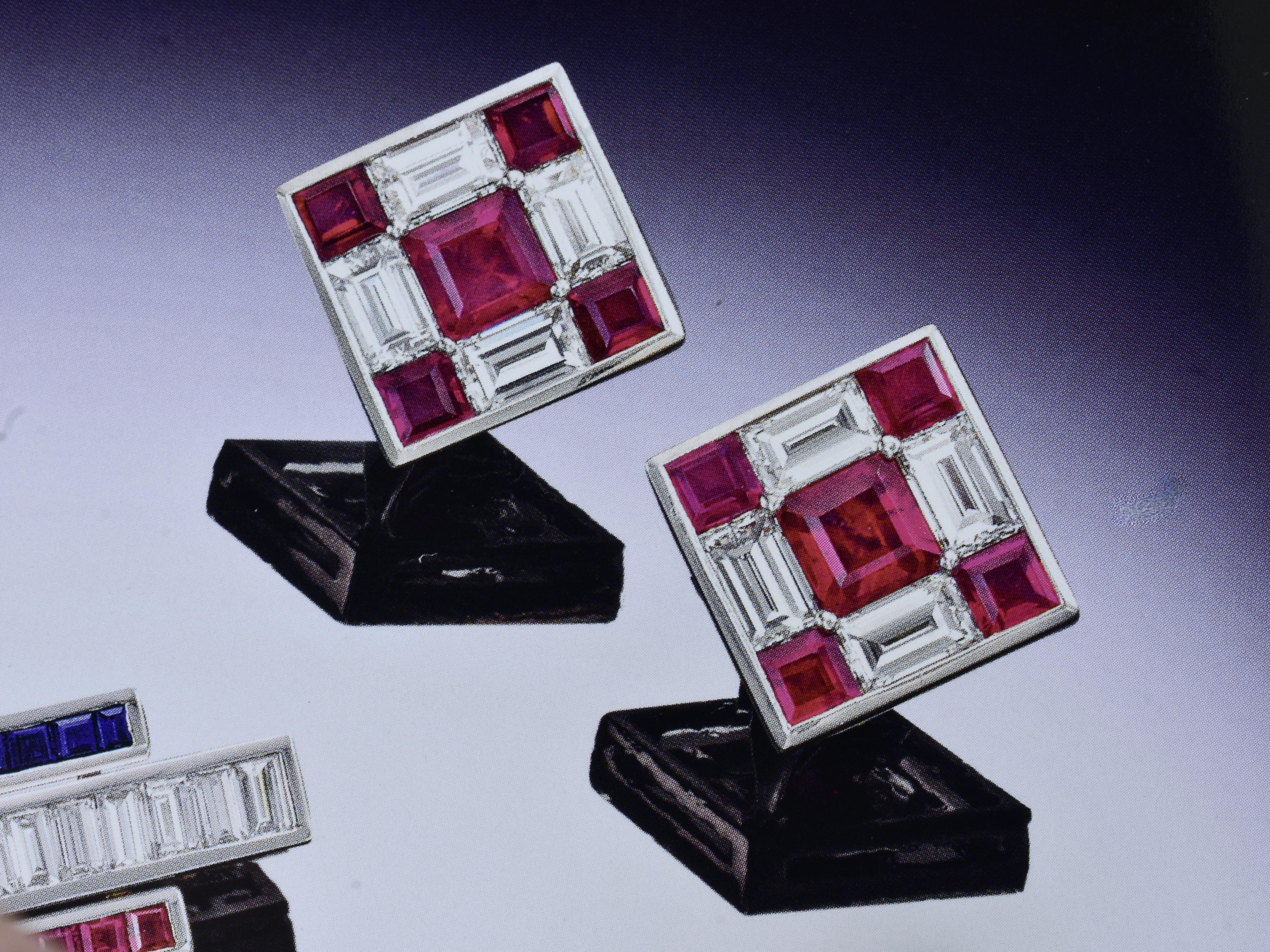 Very Fine Pigeon Blood Burma Ruby, 5.04 cts., and Diamond Earrings, circa 2010. 7