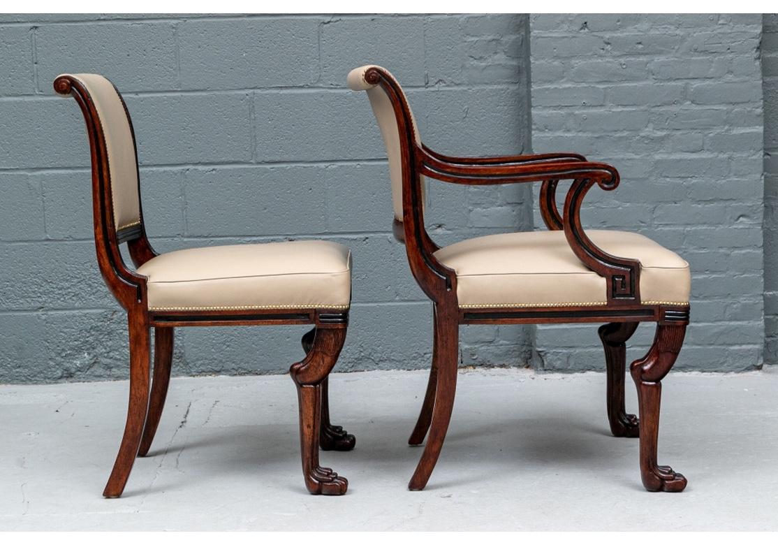 Very Fine Set of Twelve Ann Getty House English Regency Dining Chairs 6