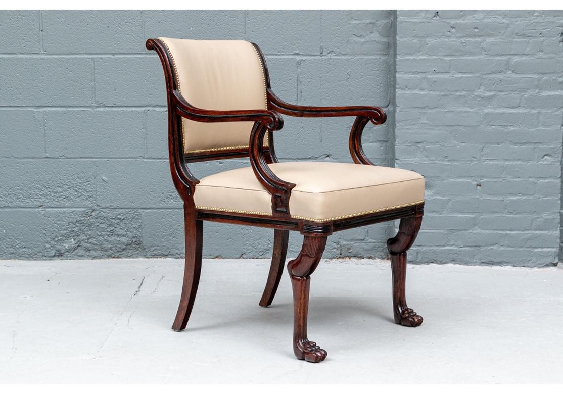 Very Fine Set of Twelve Ann Getty House English Regency Dining Chairs 7