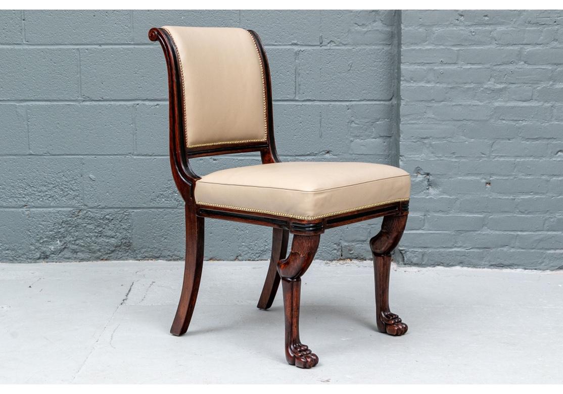 Very Fine Set of Twelve Ann Getty House English Regency Dining Chairs 1